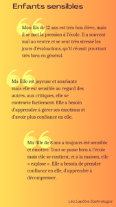 Enfants sensibles